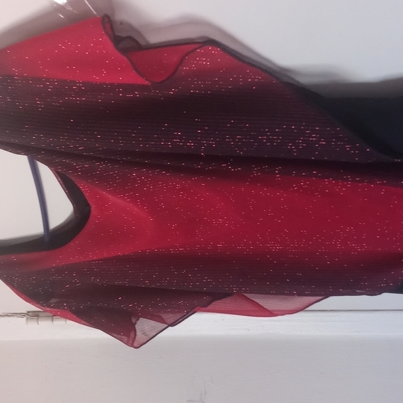 Black dress with red detail size xl - Picture 2 of 8